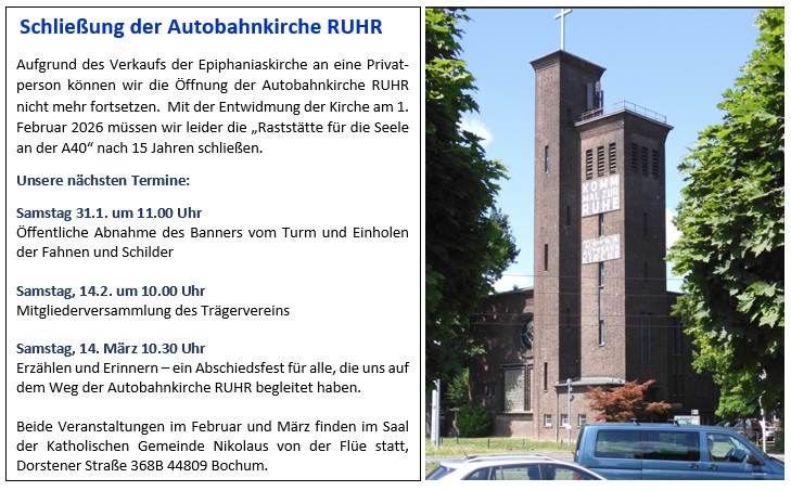 Website Info Schließung